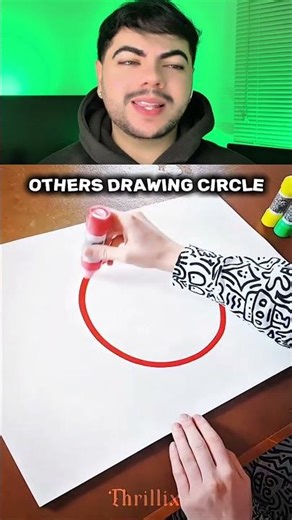 How to draw a perfect circle ❤️
