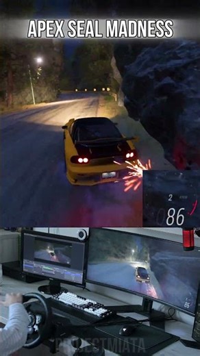 Apex Seal Madness 🔥💨 RX-7 | #trends #fyp #invincible #miataproject #bouncingball #cartok #carmemes