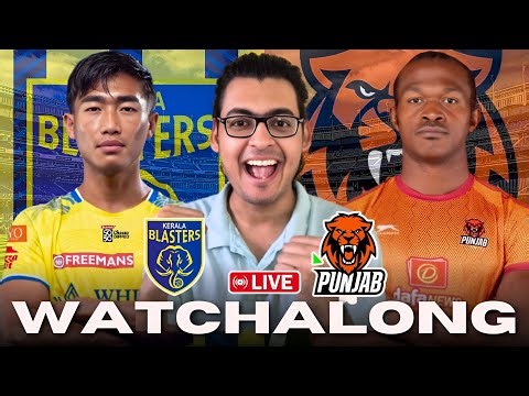 Kerala Blasters vs Punjab FC LIVE 🔴 | ISL 2025-26 Watchalong | Indian Super League