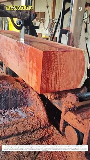 Wood Sawing: How Industrial Bandsaw Transforms Timber Into Precision Beams