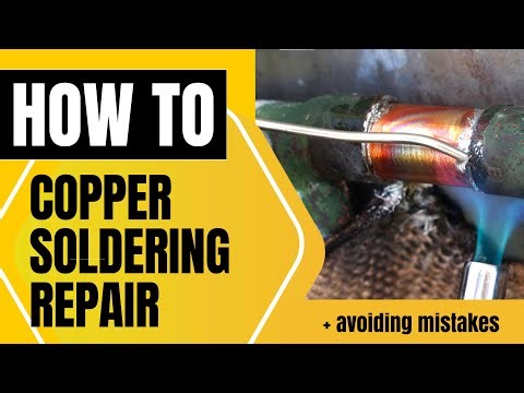 Copper Pipe Soldering and Repair