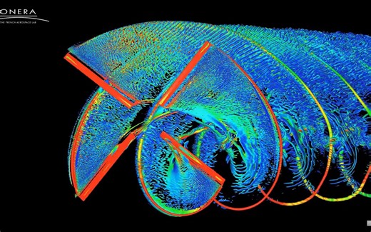 直升机旋翼前飞的高分辨率CFD模拟