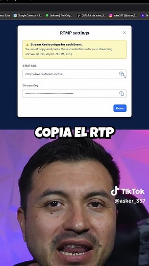 Clave de transmisión de TikTok (streamkey TikTok) #asker357 #loaprendientiktok #TikTokLIVE #LIVEIncentiveProgram