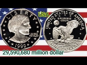 1999 One Dollar Coin Worth $29,590,680! Check Yours NOW