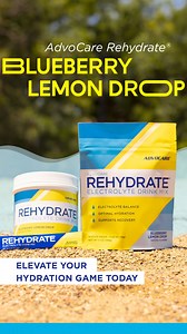 Get the drop on summer and hydrate with a NEW flavor! Blueberry Lemon Drop is here for a limited time only 🫐🍋. | AdvoCare