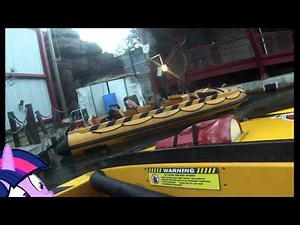 Ponies on Jurassic Park River Adventure