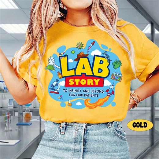 Lab Week 2026 Shirt Lab Story, Gift for Lab Team, Lab Tech Shirt, Lab Assistant, Phlebotomist, Scientist, Medical Lab Tech Mlt Tee, Lab Gift - Etsy