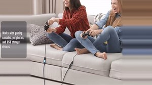 USB 3.0 Extension Cable, 15FT High Speed Extension Cable USB A Male to Female Extension Cord for Playstation/Xbox/Flash Drive/Card Reader/Hard Drive/Keyboard/Printer/Scanner (Black, 1Pack 15FT)