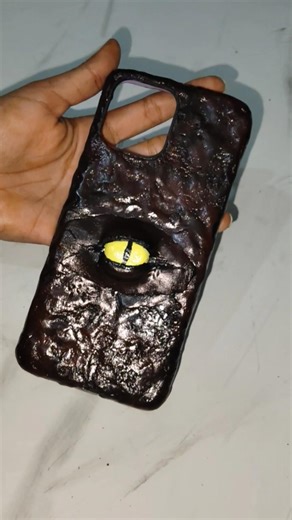 Spooky eye phonecase 👻👀 #diy #craft #art #trending #ytshorts #millionviews #spooky #scary #eyes