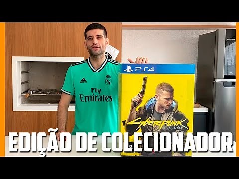 Cyberpunk 2077, edição de COLECIONADOR, unboxing GIGA