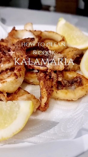 Delicious Greek Calamari Recipe | Easy and Authentic | #kalamária #calamari #greekfood