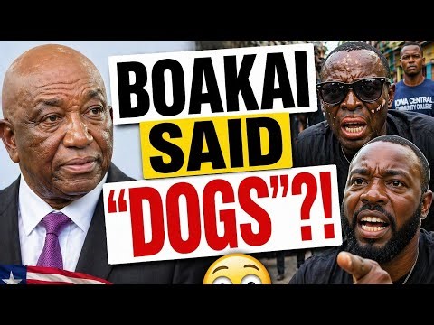 Liberians React in Anger At Boakai’s Shocking ‘Dogs’ Statement_2026