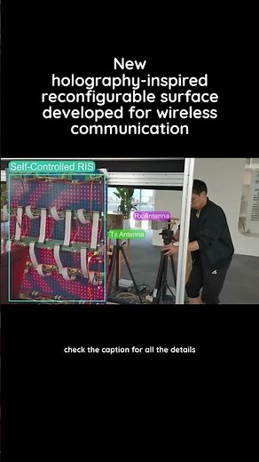 Autonomous surface steers wireless signals without cables