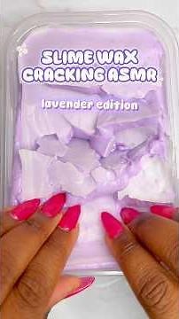 Slime Wax Cracking ASMR #bubblyslimegirl #waxcracking #slimeasmr #asmr #waxasmr #slime #satisfying