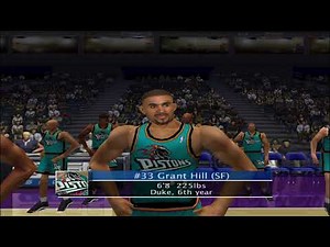 NBA 2k Pistons vs Bucks Dreamcast gameplay