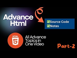 Advance HTML | Increase Your Level In HTML | Advance HTML Tags