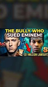 THE BULLY WHO SUED Eminem! #eminem #slimshady #rap #hiphophistory #hiphopmusic