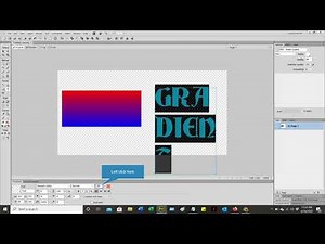 How to create gradient in Adobe fireworks CS6