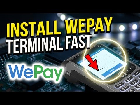 How to Install a Credit Card Terminal with WePay - Step By Step