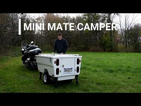Motorcycle Camper Trailer: The Mini Mate Camper by Kompact Kamp Trailers
