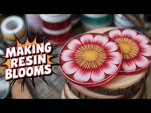 Resin Bloom Coasters: Absolutely Stunning!