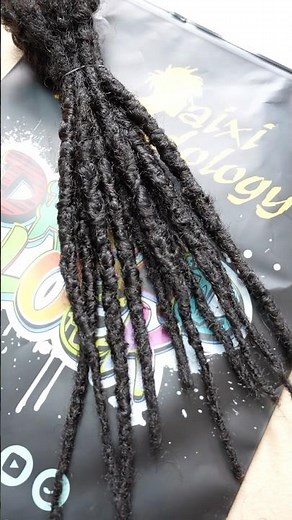 Interlocking Locs 100％ Real Human Hair Loc Extensions #daixidreadology#interlockinglocs