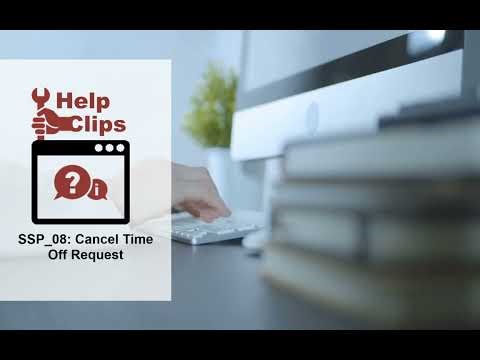 Infor WFM Self Service Portal -Request and Cancel a Request for Time Off
