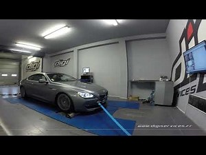 BMW 640 XD 313cv AUTO Reprogrammation Moteur @ 376cv Digiservices Paris 77 Dyno