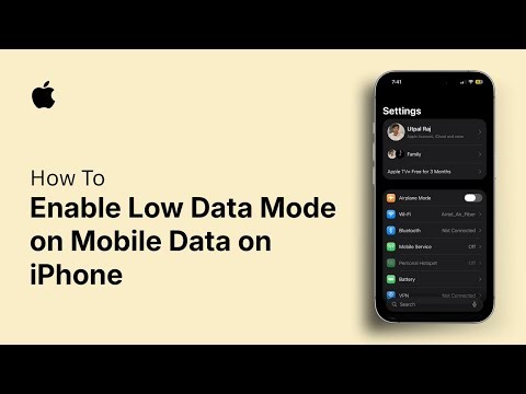 How to Enable Low Data Mode on Mobile Data on iPhone