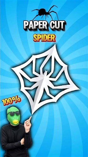Viral Papercut Spider Tutorial 🕷️ Anyone Can Make This! 😱