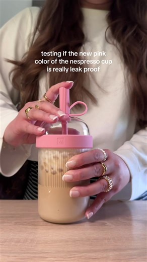 Nespresso Nomad Tumbler: Leak-Proof Pink Cup Test