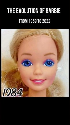 The EVOLUTION of Barbie from 1959 to 2022