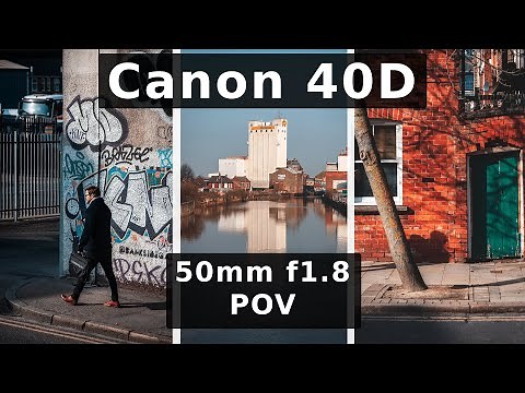 Canon 40D + 50mm f1.8 Sunny Morning Street Photography POV