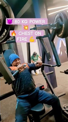80 KG Heavy Weight Chest Workout 💪🔥 | Power, Pump & Passion 😎#shorts #reels #gym #video #gymworkout