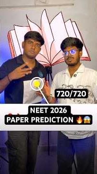 NEET 2026 High yield chapters😱🔥 720/720 Prabanjan predicting NEET 2026 paper 🔥💯 #neet2026 #neet