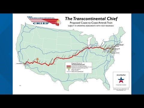 Delaware-based company proposes a transcontinental train route ahead of 2026 World Cup and America's
