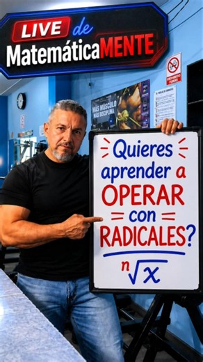 ¿OPERAS RADICALES SIN ERRORES? | Clase en VIVO #matematicamente #matematicas