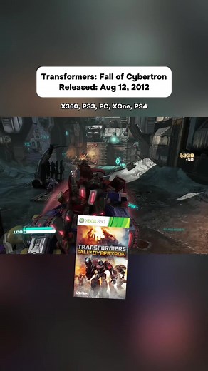 Transformers: Fall of Cybertron Gameplay & Game Overview