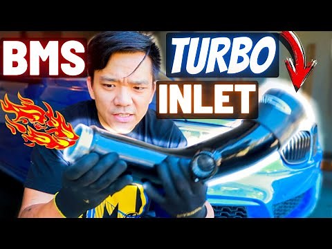 BMW Turbo Inlet Pipe Install | Burger Motorsports | BMS | n55 m235i