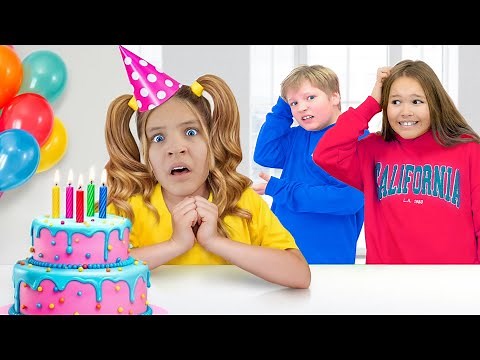 Amelia celebrates her birthday at School with Avelina, Akim & Arthur.