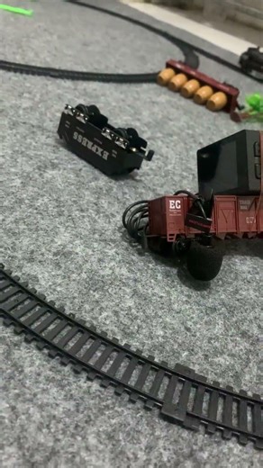 Satisfying RailKing Train Set ASMR | Calming Model Train Sounds #modeltrains