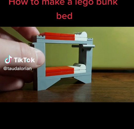 How to make a lego bunk bed for your MOC. #starwars #lego #legotutorial #bunkbed #legobuilding