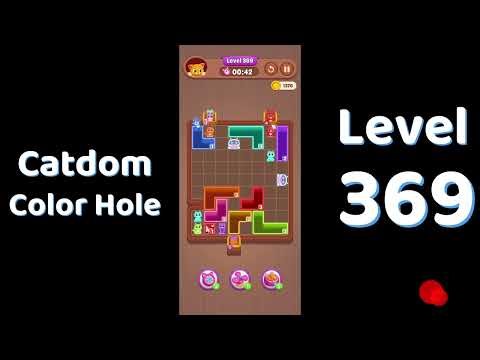 Catdom Level 369 walkthrough | Color Hole 🐱🕳️| Solutionguruji