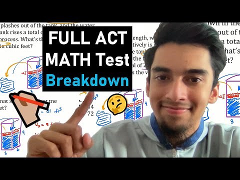 Solving a FULL 5 Academy ACT Math Test 2023-2024 | Complete Solution and Skill Lesson!
