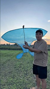 Bo makes a 1.5m mass-produced flute kite and the result #shortvideo #kite