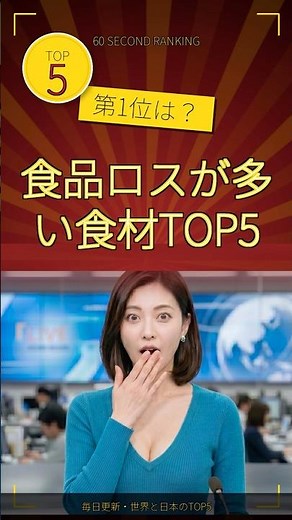 【衝撃】日本の食品ロスが多い食材TOP5！捨てられがちなあの食品とは？