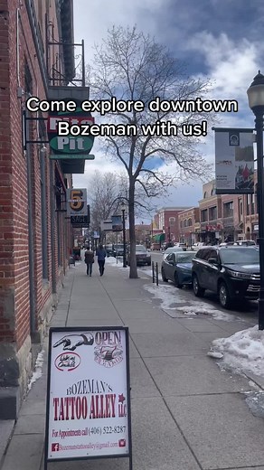 Come explore downtown Bozeman with us. We fall more and more in love with this town each and every day! ❤️ #bozeman #bozemanmontana #bozemanmt #montana #visitmontana #downtown #citytour