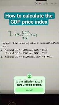 How to calculate the GDP price index #apmacro #macroeconomics