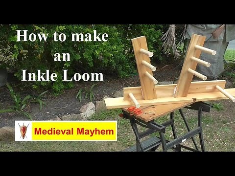 How to make an Inkle Loom DIY for historical and medieval weaving