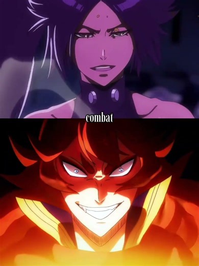 Yoruichi Shihouin vs Mereoleona Vermilion #anime #bleach #blackclover #fyp #vs